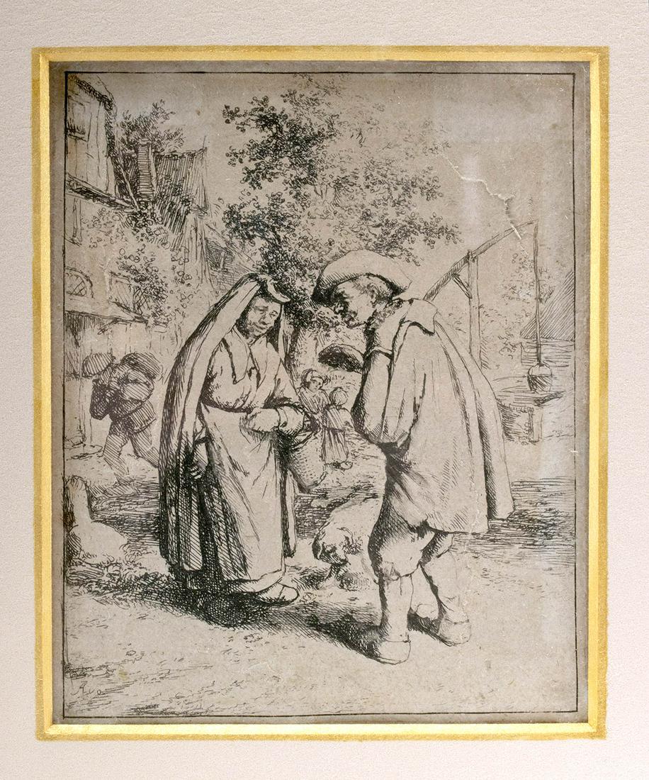 17th C. Dutch Adrien van Ostade Etching (1 of 3)