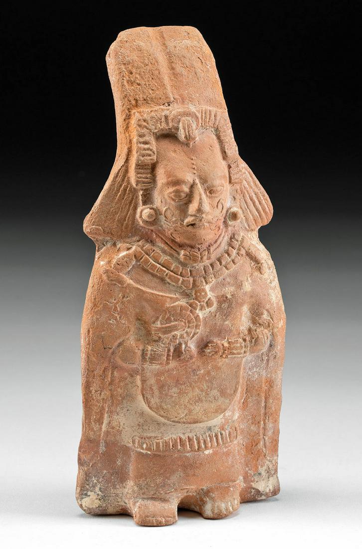 Maya Jaina Pottery Figural Chieftain Rattle (1 of 4)