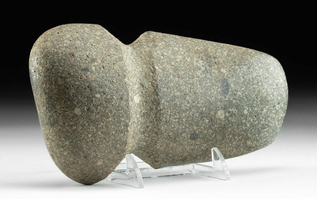 Prehistoric Eastern Woodland Stone Full Groove Axe Head (1 of 3)