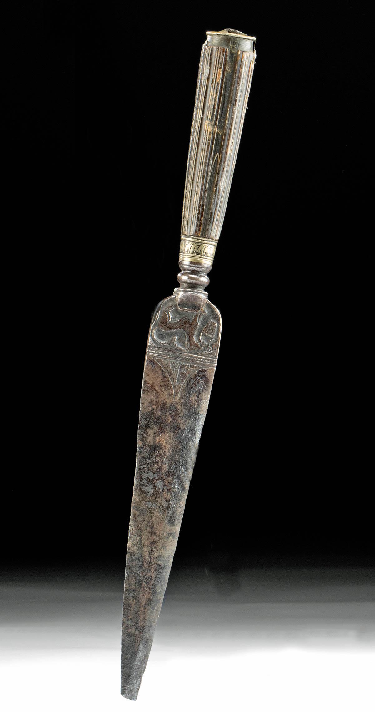 18th C. Mexican Spanish Colonial Steel Knife (1 of 5)