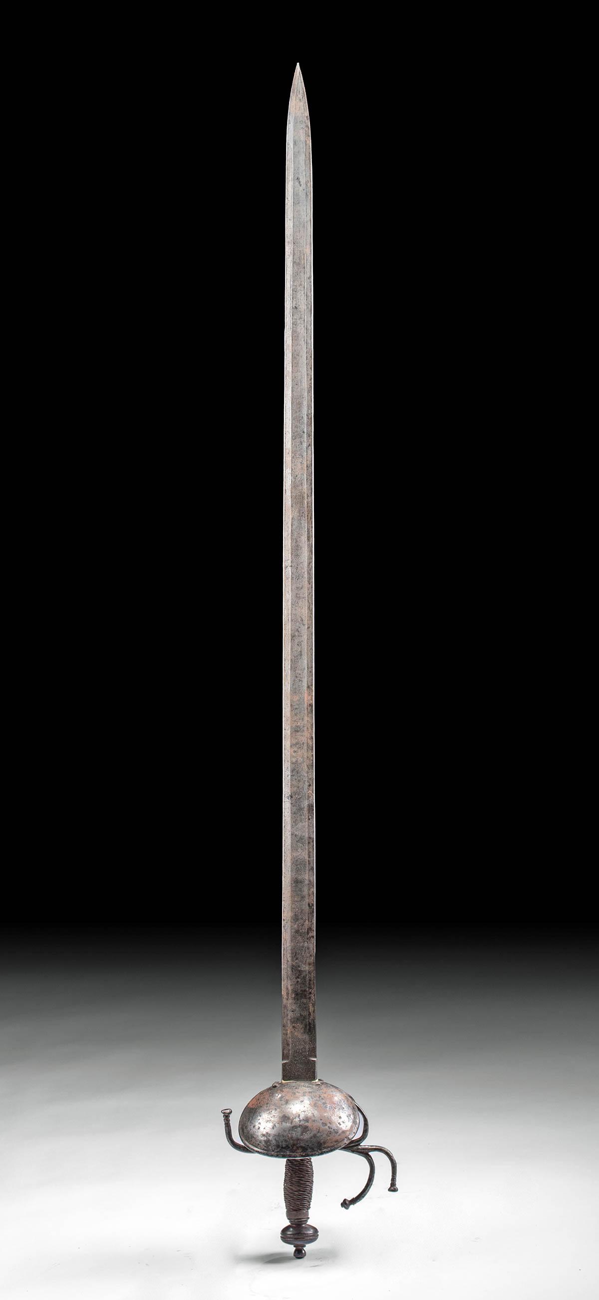 19th C. Spanish Toledo Double Edge Steel Rapier (1 of 4)