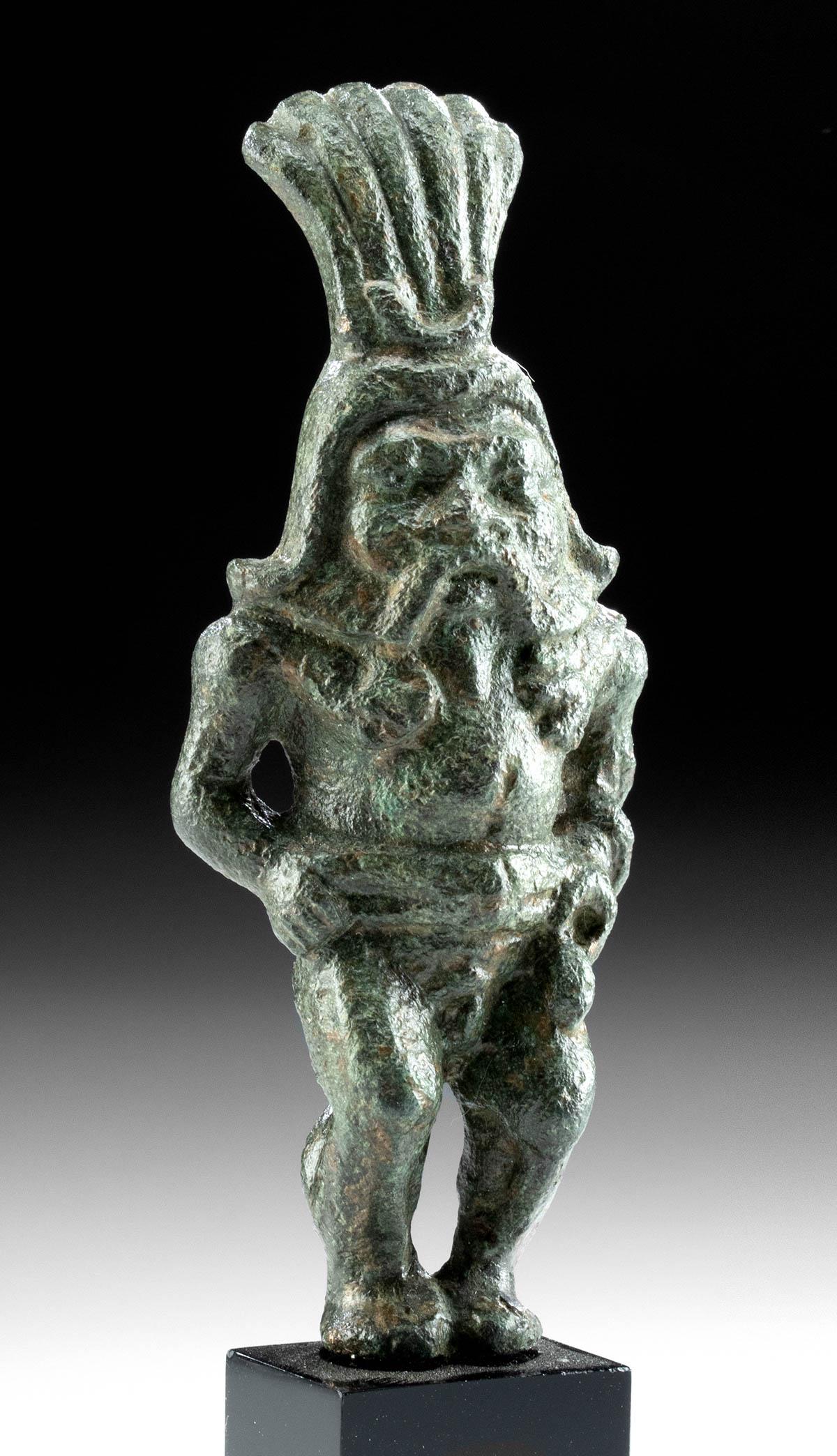 Romano-Egyptian Bronze Figure Bes (Dwarf Deity) (1 of 3)