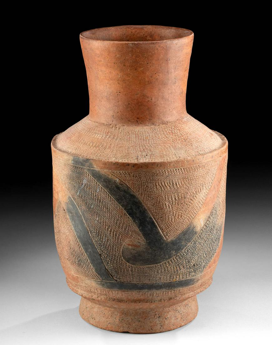 Ancient Thai Ban Chiang Pottery Urn Incised / Stippled (1 of 4)
