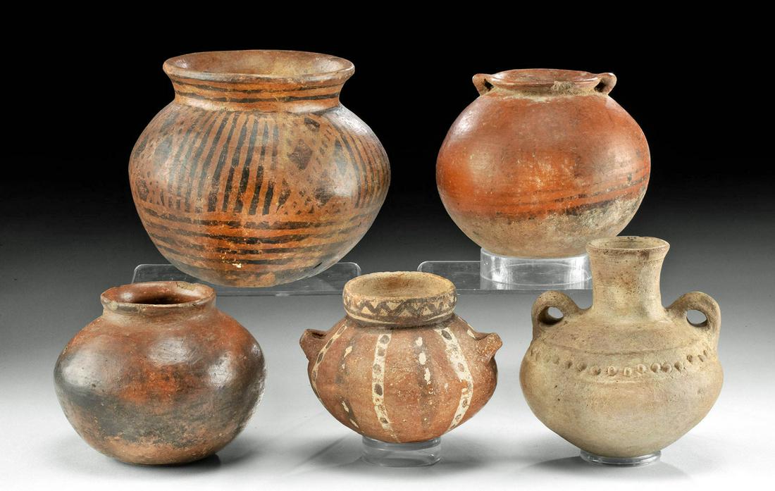 Pre-Columbian Vessels Maya, Chancay, & Narino (1 of 3)
