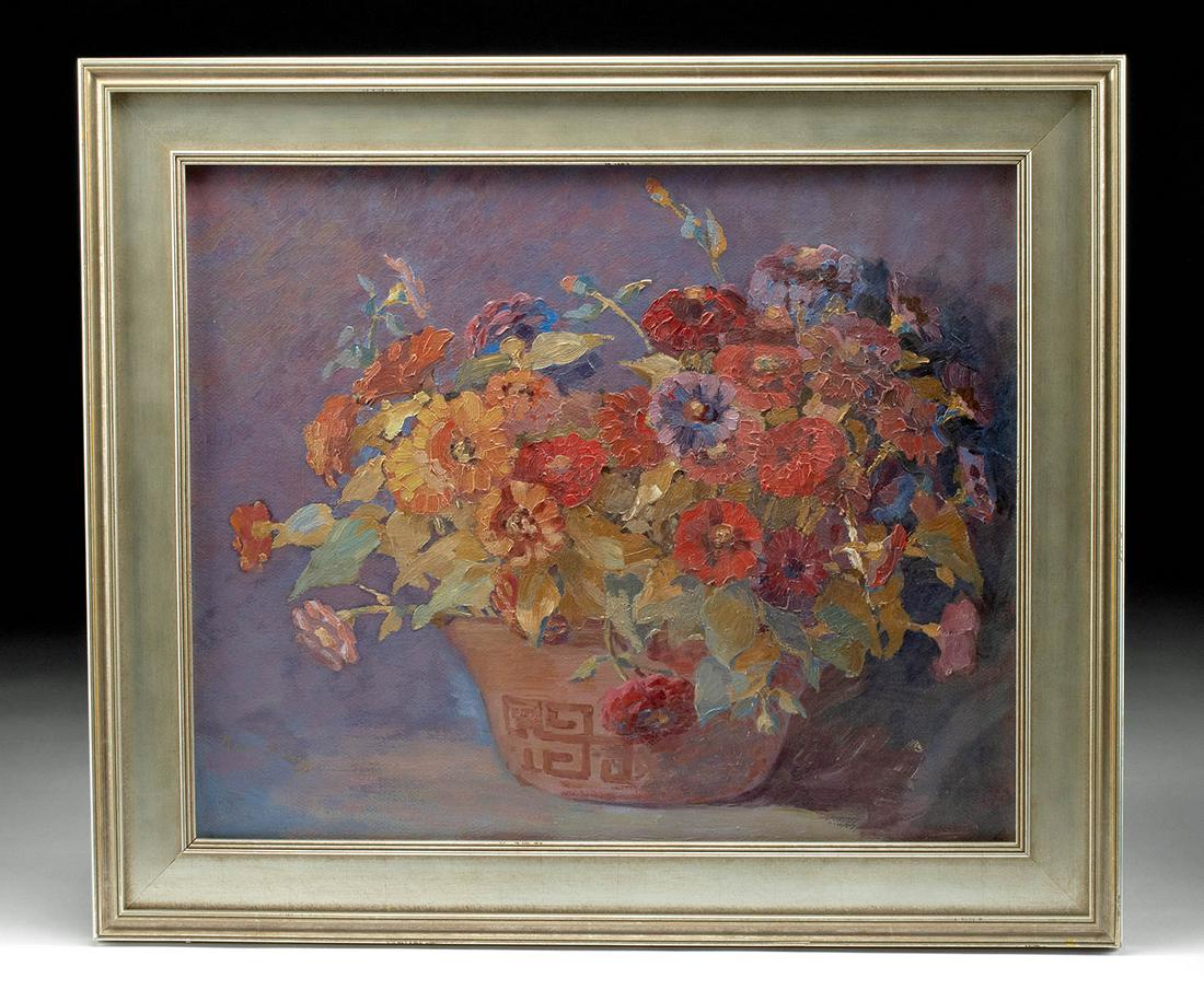 Signed Kate T. Cory Painting - Floral Still Life (1 of 2)