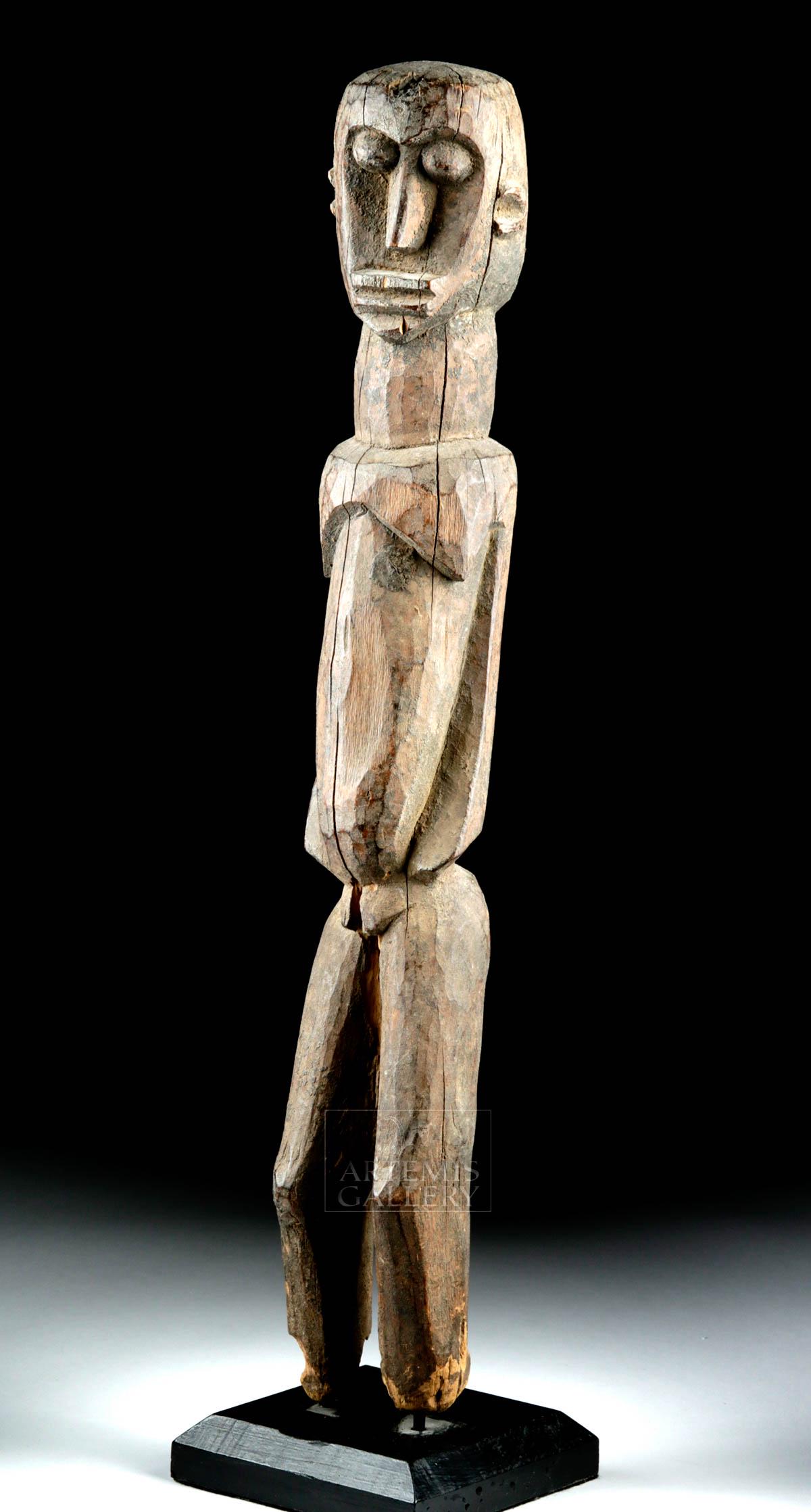 Early 20th C. African Wood Female Bateba Phuwe Figure (1 of 4)