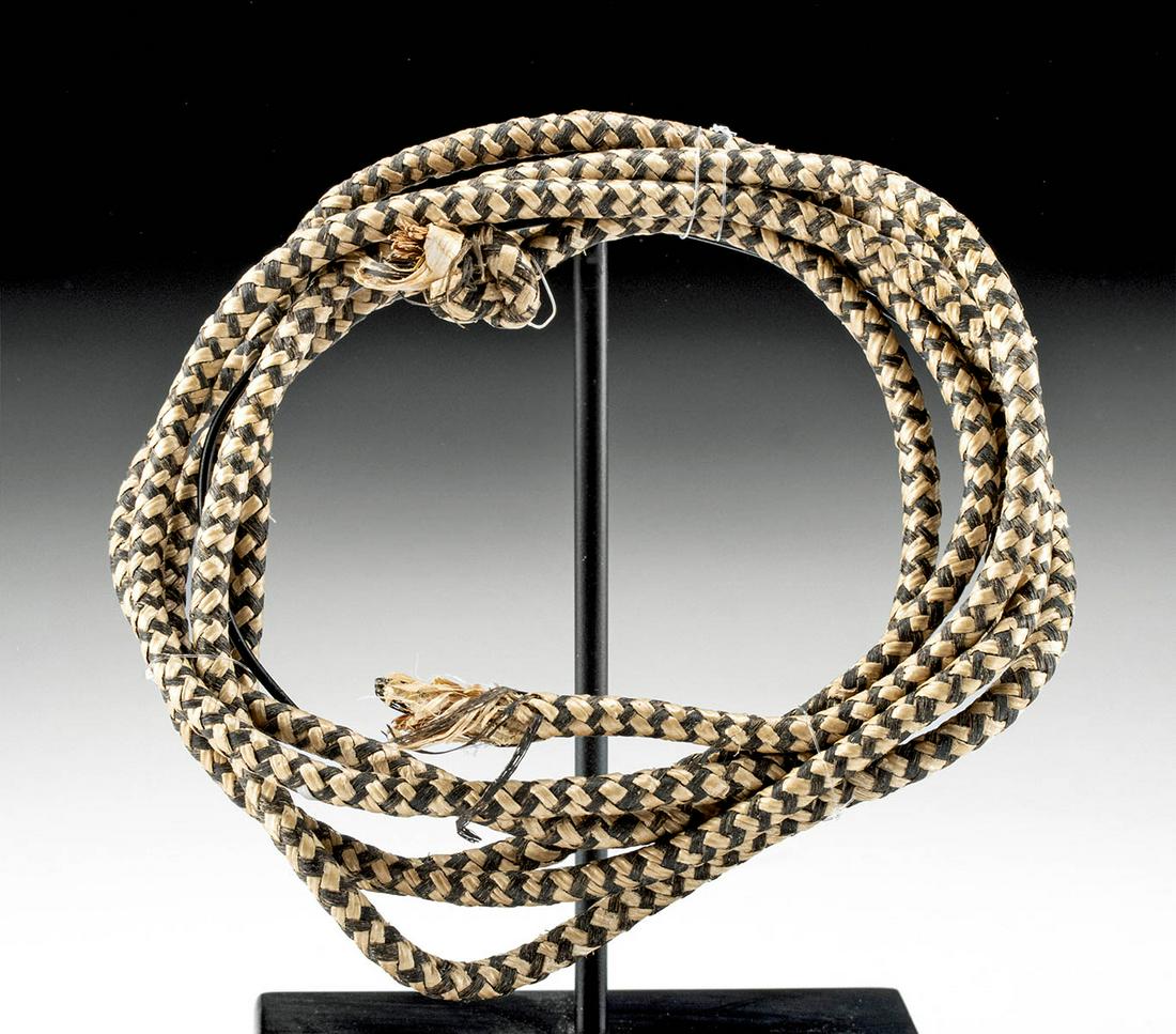 19th C. Micronesian Ihrik (Plaitwork Currency Coil Cord (1 of 5)