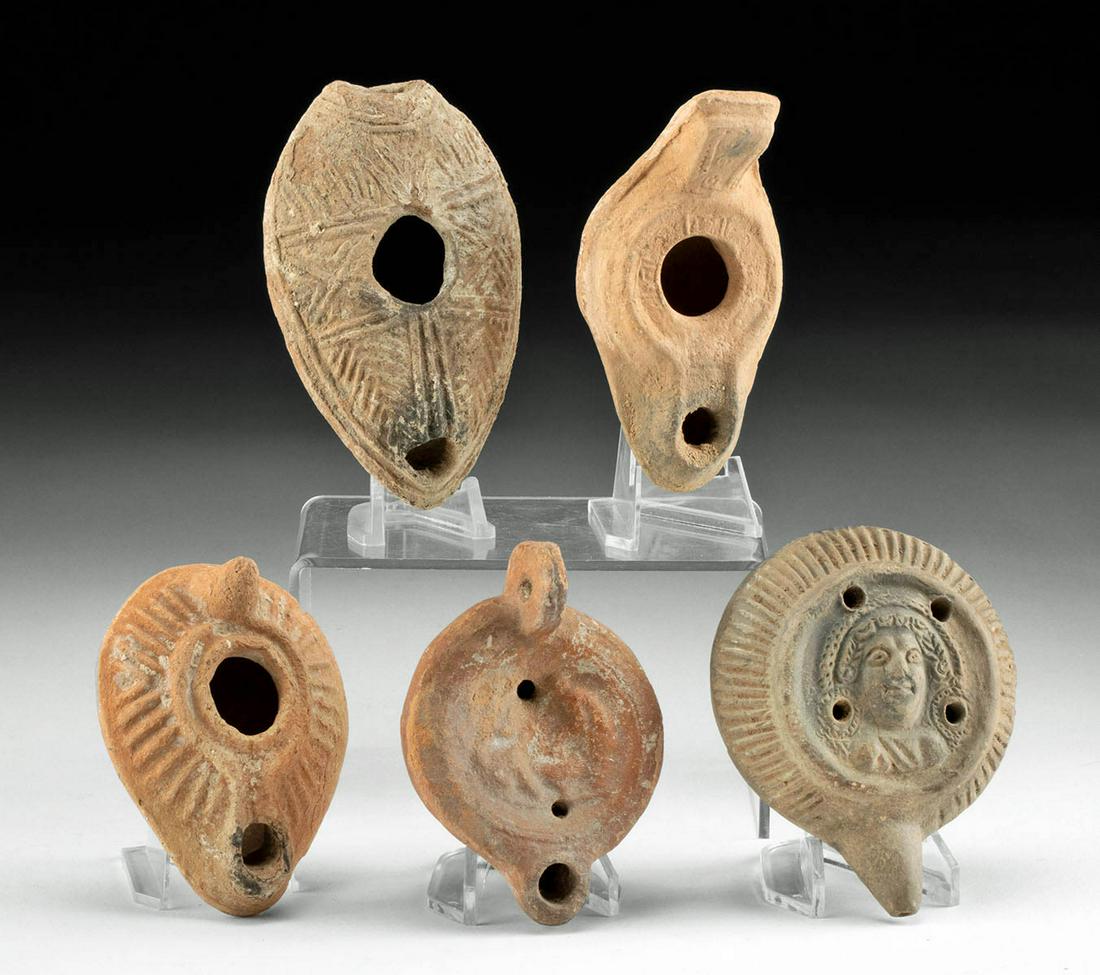 Ancient Oil Lamps- Roman & Byzantine Holy Land (1 of 3)