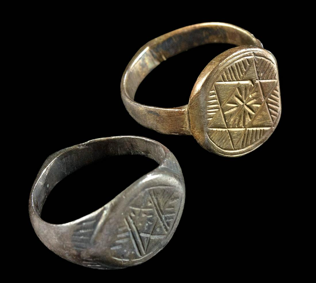 Ancient Silver Rings Roman Byzantine