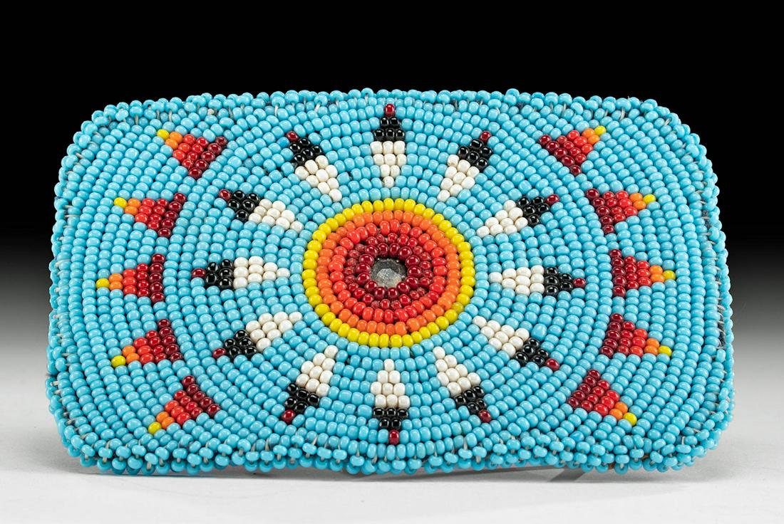 Native american hot sale beaded belt buckles