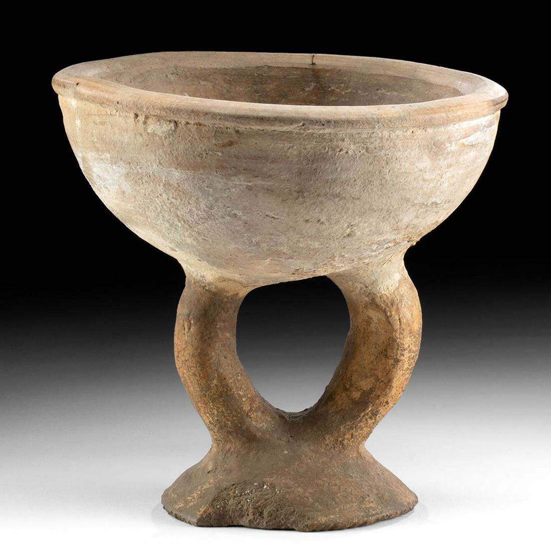 14th C. African Mali Stemmed Vessel (1 of 4)