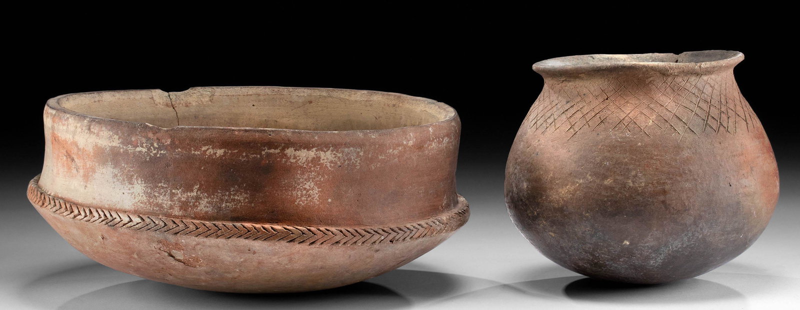 13th C. Pre-Colonial Filipino Pottery Bowls (for Tattooing) (1 of 4)