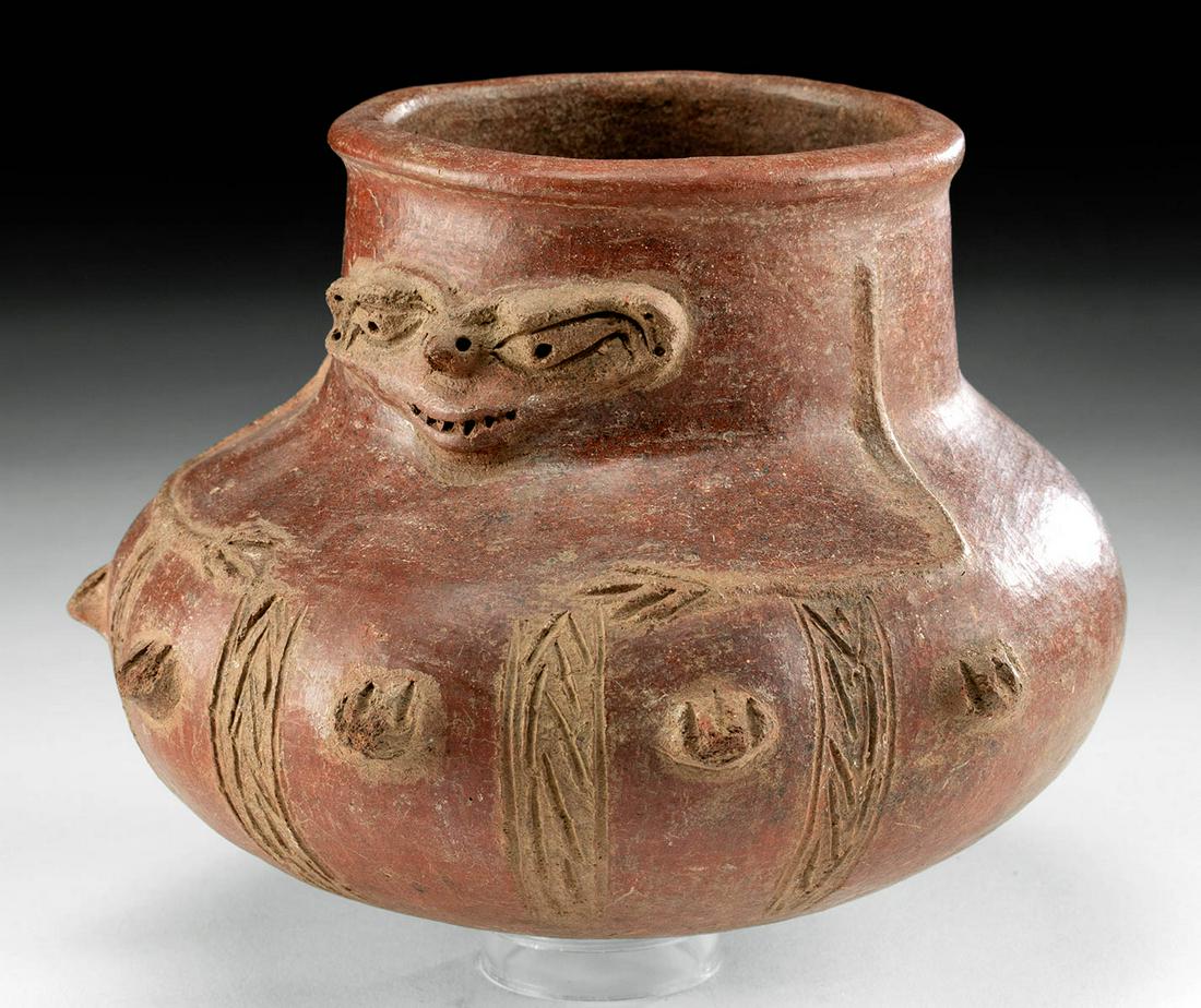 Maya Plumbate Figural Vessel, ex-Schmitt (1 of 5)