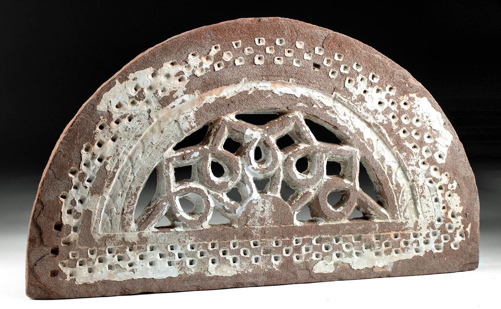 17th C. Indian Mughal Sandstone Jali (Panel Screen) (1 of 3)