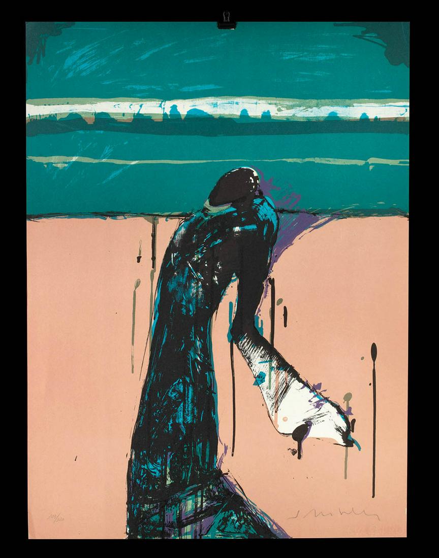 Fritz Scholder Lithograph "Portrait of a Dream" (1981) (1 of 4)