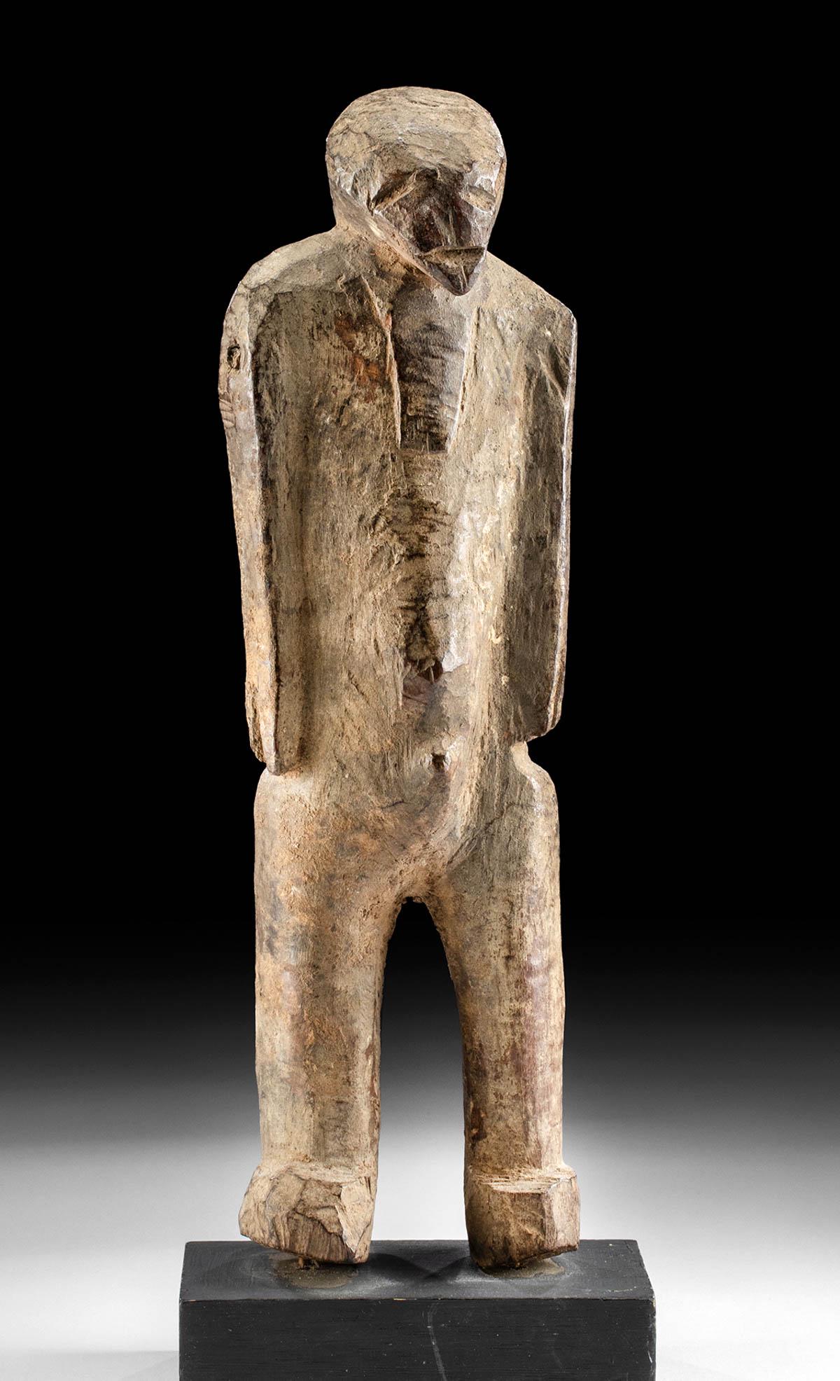 African Burkina Faso Wood Janus Figure Male / Female (1 of 3)