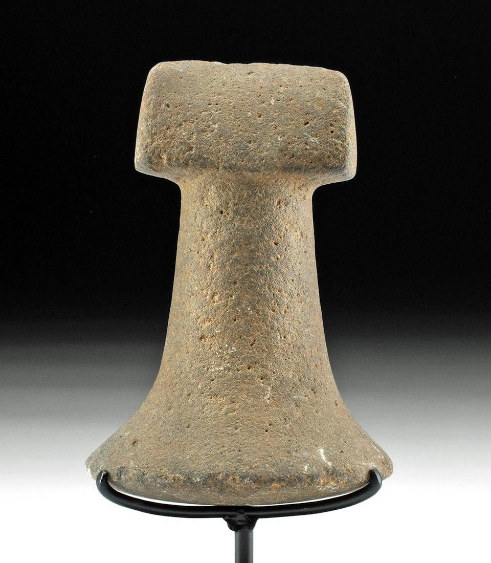 19th C. Polynesian Tahitian Basalt Poi Pounder (1 of 3)