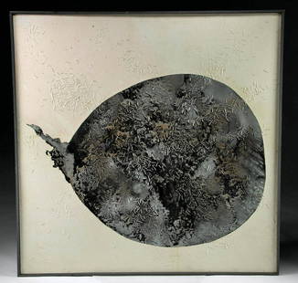 Paul Van Hoeydonck - Naissance de la Planete Argent '62: **First Time At Auction** **This item is heavy and/or oversized, and may require 3rd party shipping. Please inquire about shipping cost prior to bidding** Paul Van Hoeydonck (Belgian, b. 1925). "Naiss