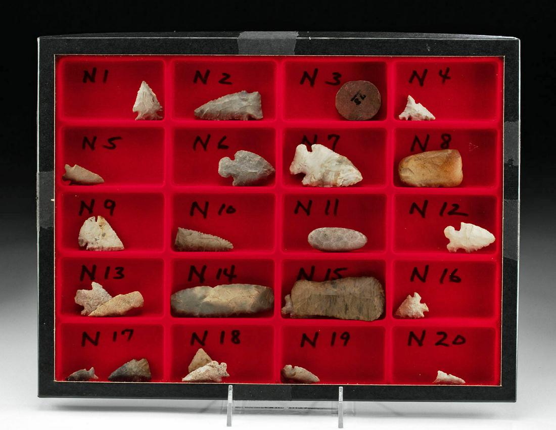 25 Native American Stone Artifacts (1 of 4)
