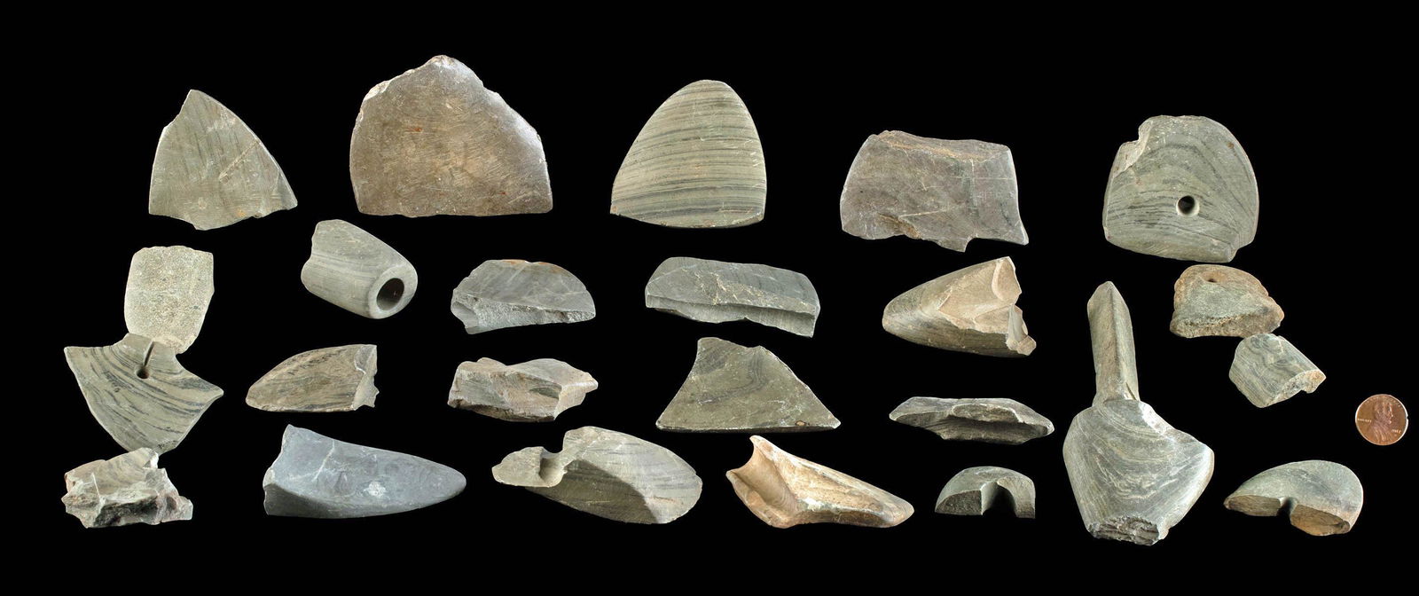 Archaic Native American Woodlands Stone Artifacts (1 of 1)