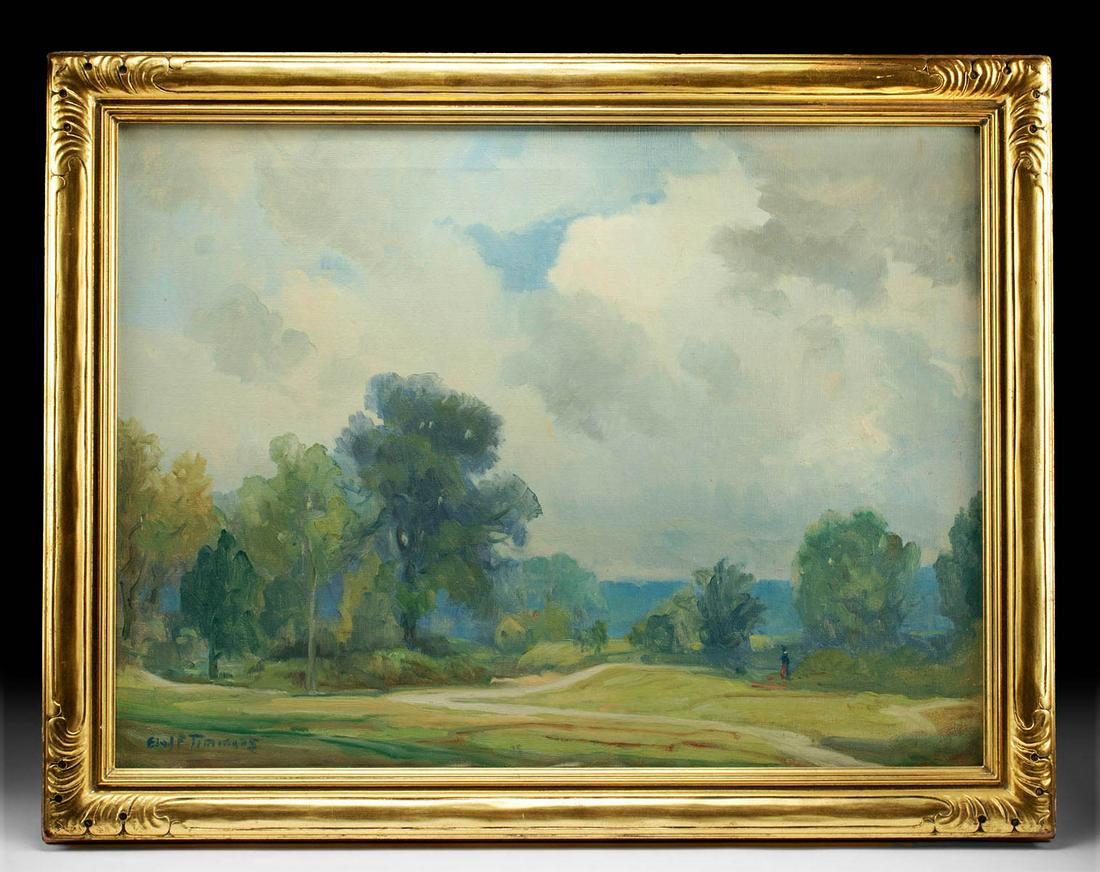 Edward Timmons Landscape Painting (1940s) (1 of 4)