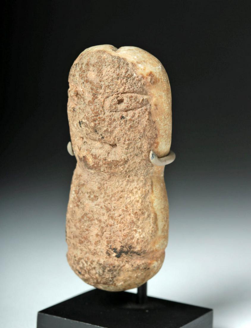 Ancient South Arabian Alabaster Bust of a Man (1 of 5)