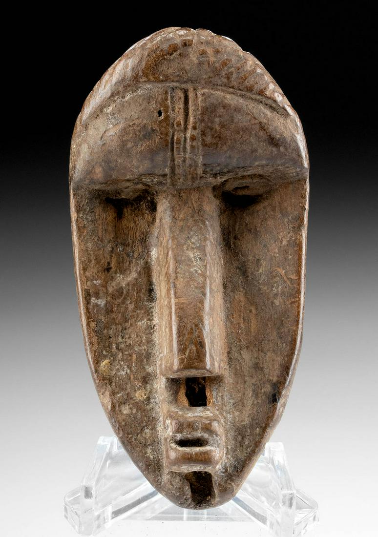 Near-Miniature 20th C. African Dan Passport Mask (1 of 3)