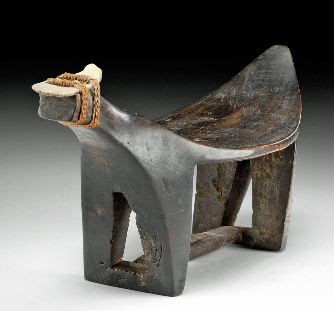 19th C. Polynesian Wood Coconut Grater (Child Size) (1 of 3)