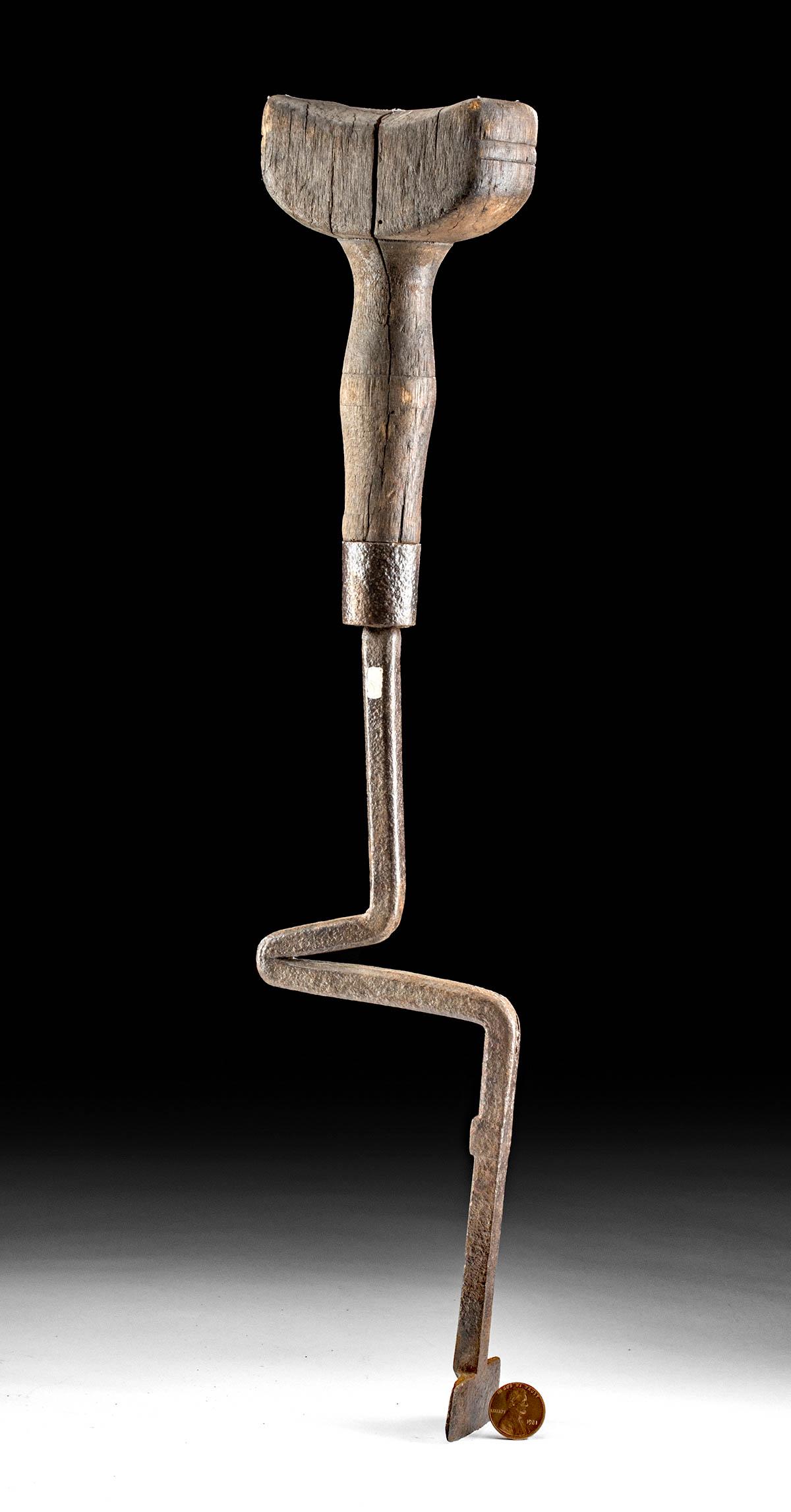 19th C. American Drill & Brace Hand Tool (1 of 2)