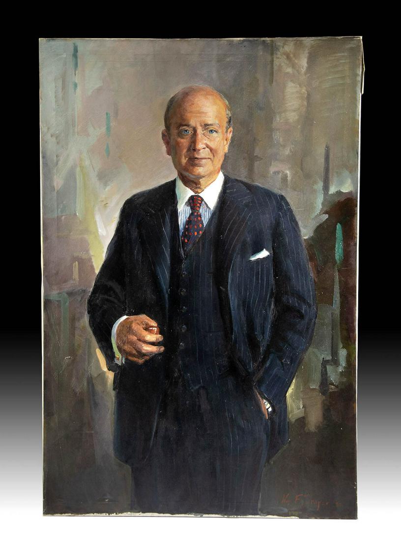 William Draper Painting - Businessman with Pipe (1 of 5)