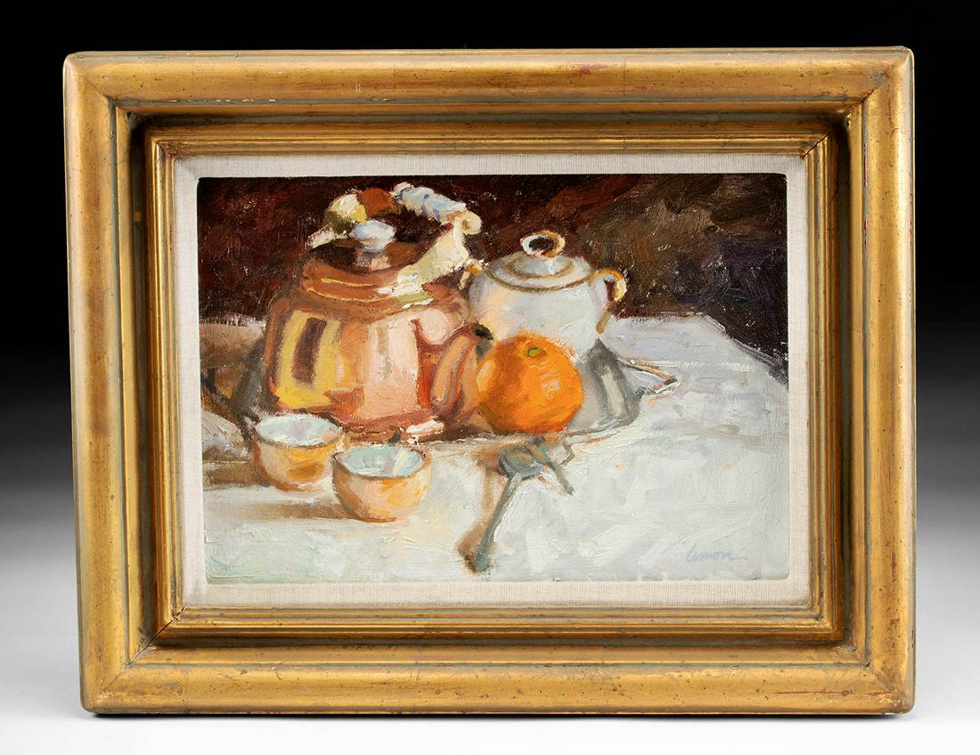 1985 Kent Lemon Painting - February 10th Still Life (1 of 4)