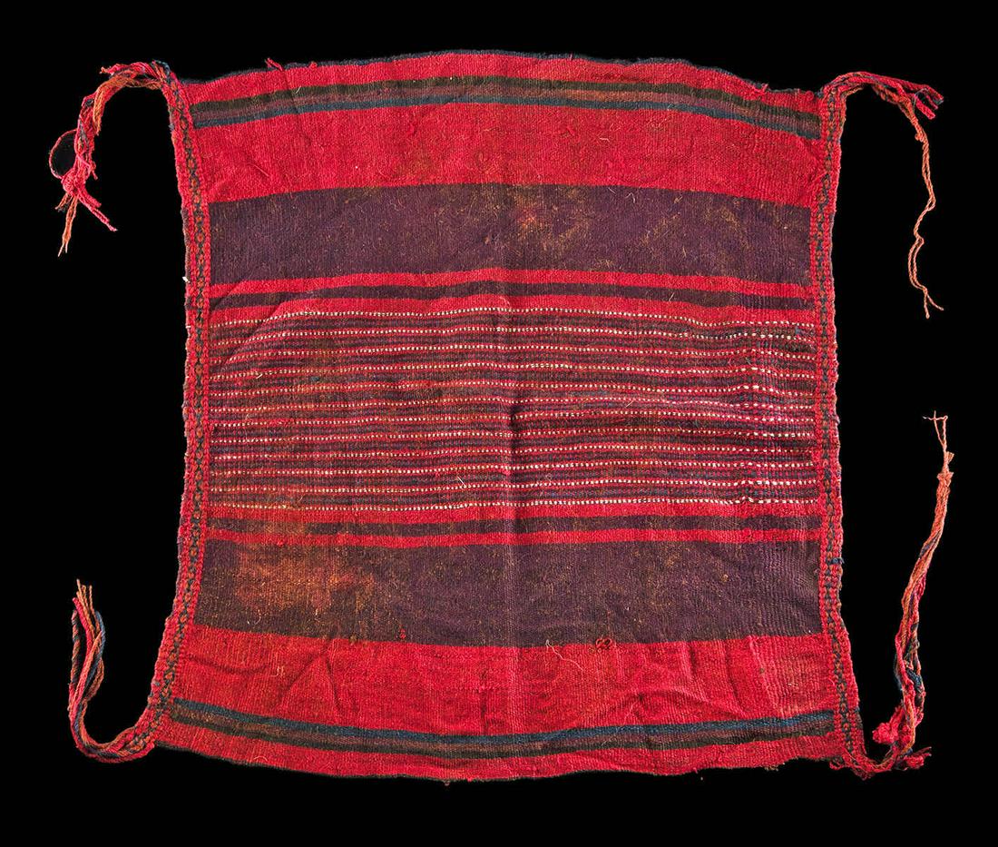 Vibrant Inca Textile Coca Cloth w/ Tassels (1 of 2)