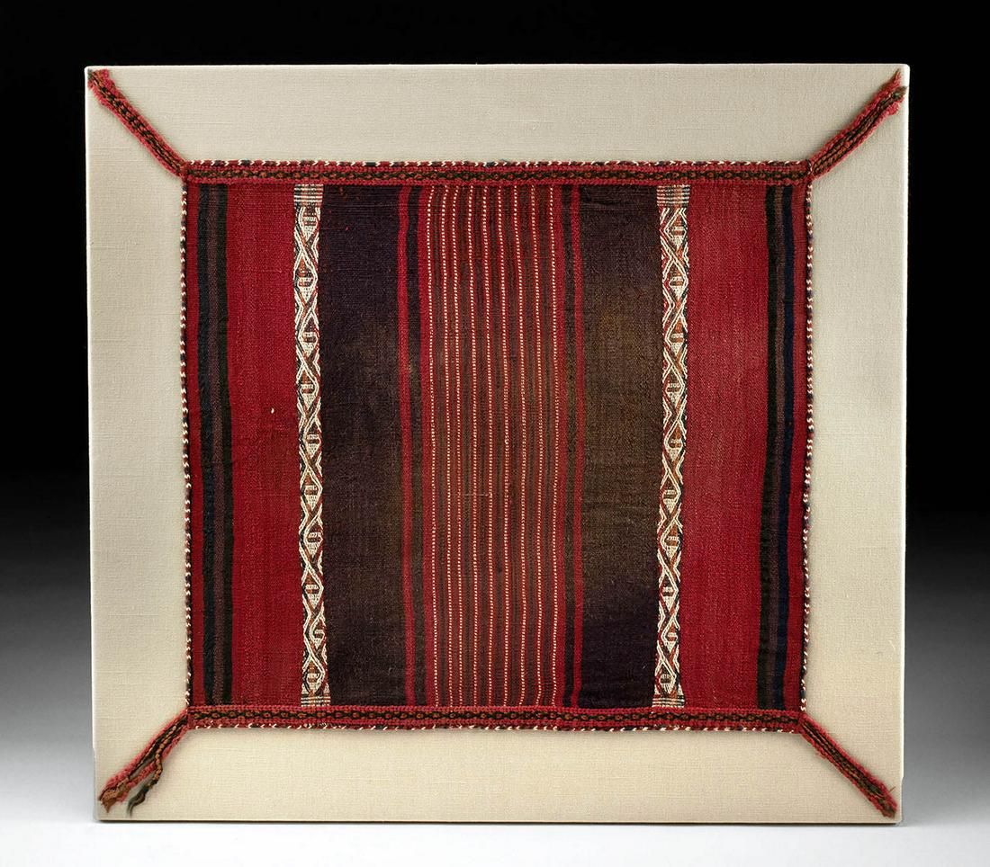 20th C. Peru Aymara Wool Textile Coca Cloth w/ Tassels (1 of 3)