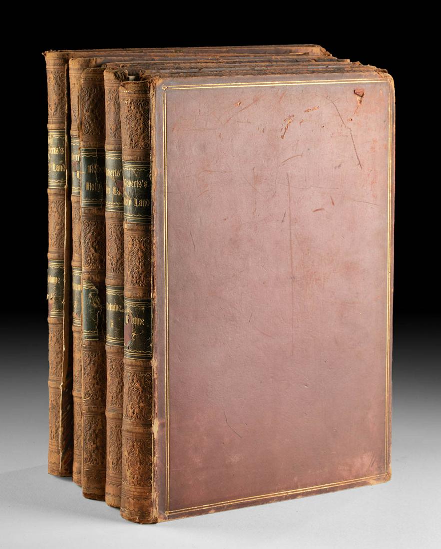 David Roberts Books, "The Holy Land" Vols I-VI (1855) (1 of 6)