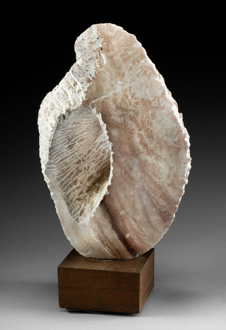 Signed Richard Rymill Alabaster Sculpture (1985) (1 of 4)