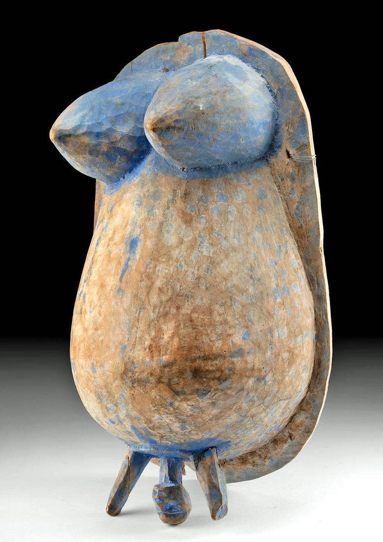 Yoruba Gelede Wood Belly Mask - ex Arte Primitivo (1 of 4)