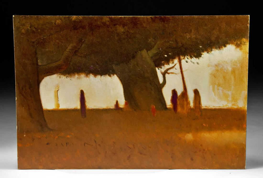 Painting Attributed to Paul Forster - "Shade" (1 of 3)