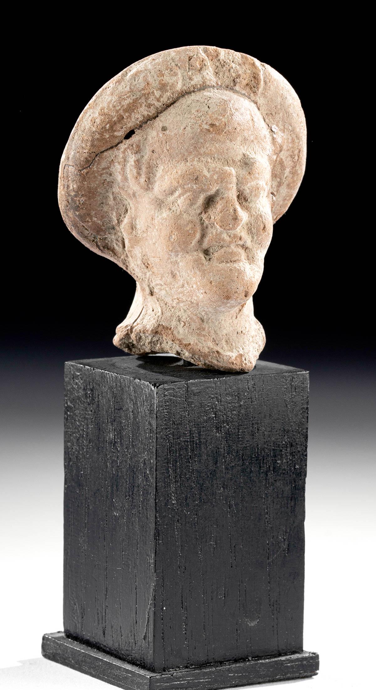 Roman Terracotta Head of a Male Grotesque (1 of 4)