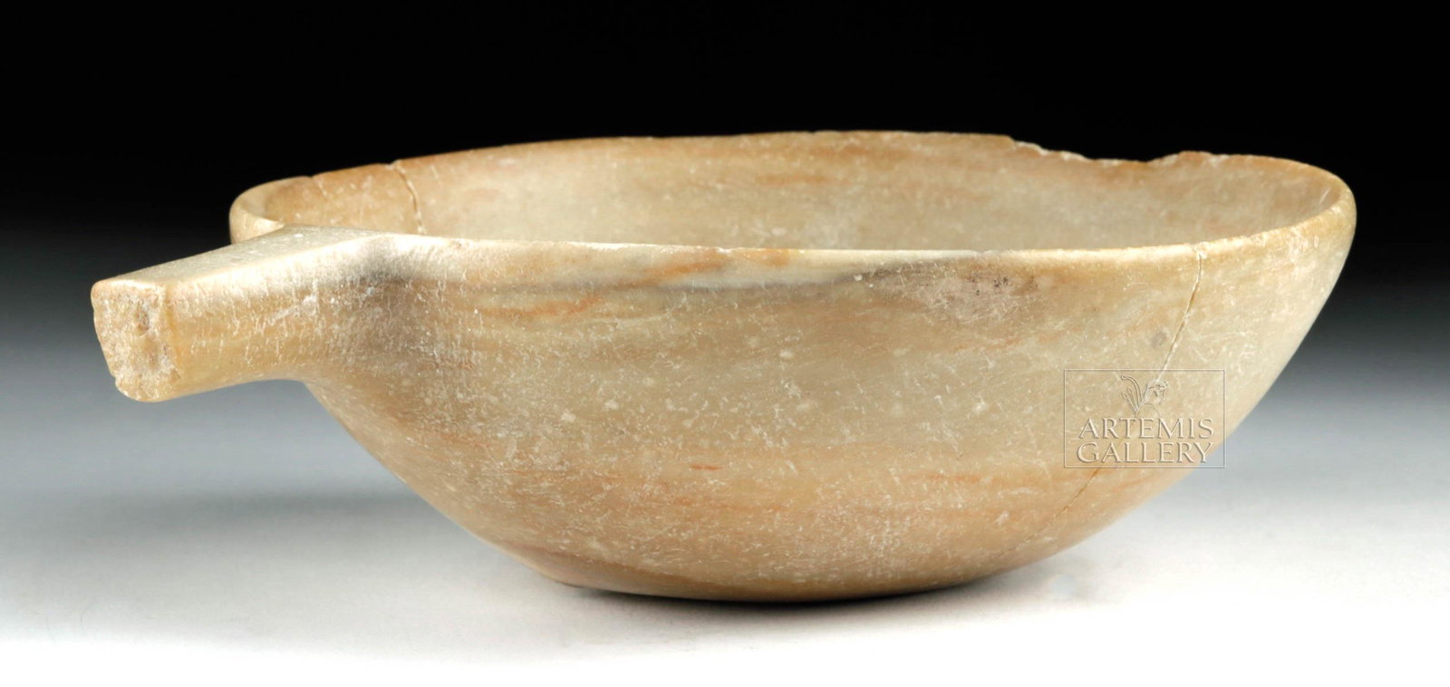 Ancient Bactrian Alabaster Offering Bowl (1 of 6)