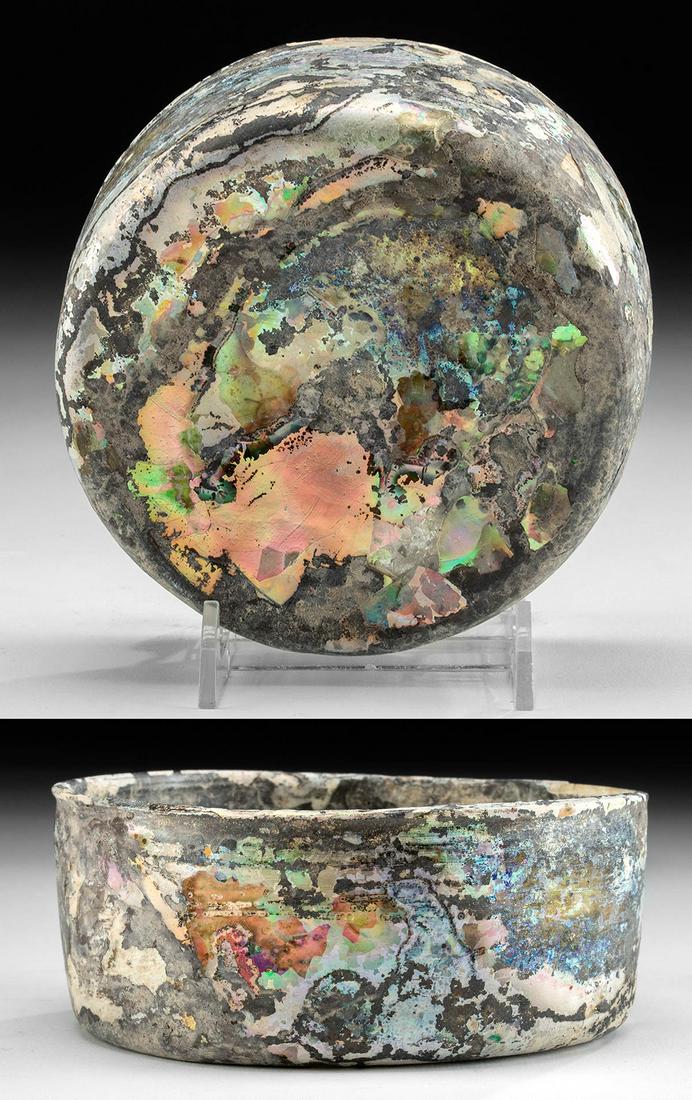 Museum-Exhibited Roman Glass Bowl (1 of 5)