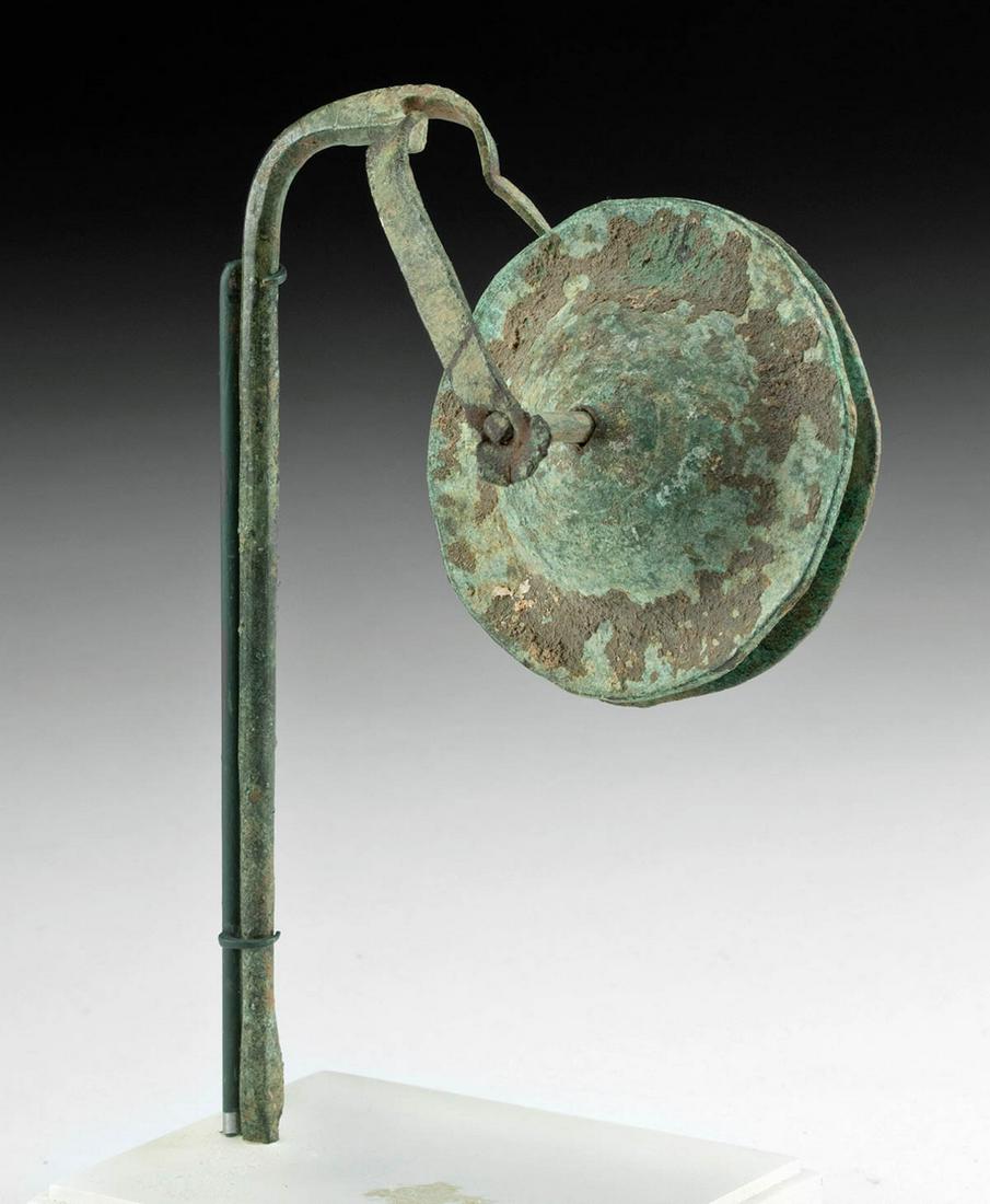 Romano-Egyptian Bronze Sistrum (Rattle Instrument) (1 of 3)