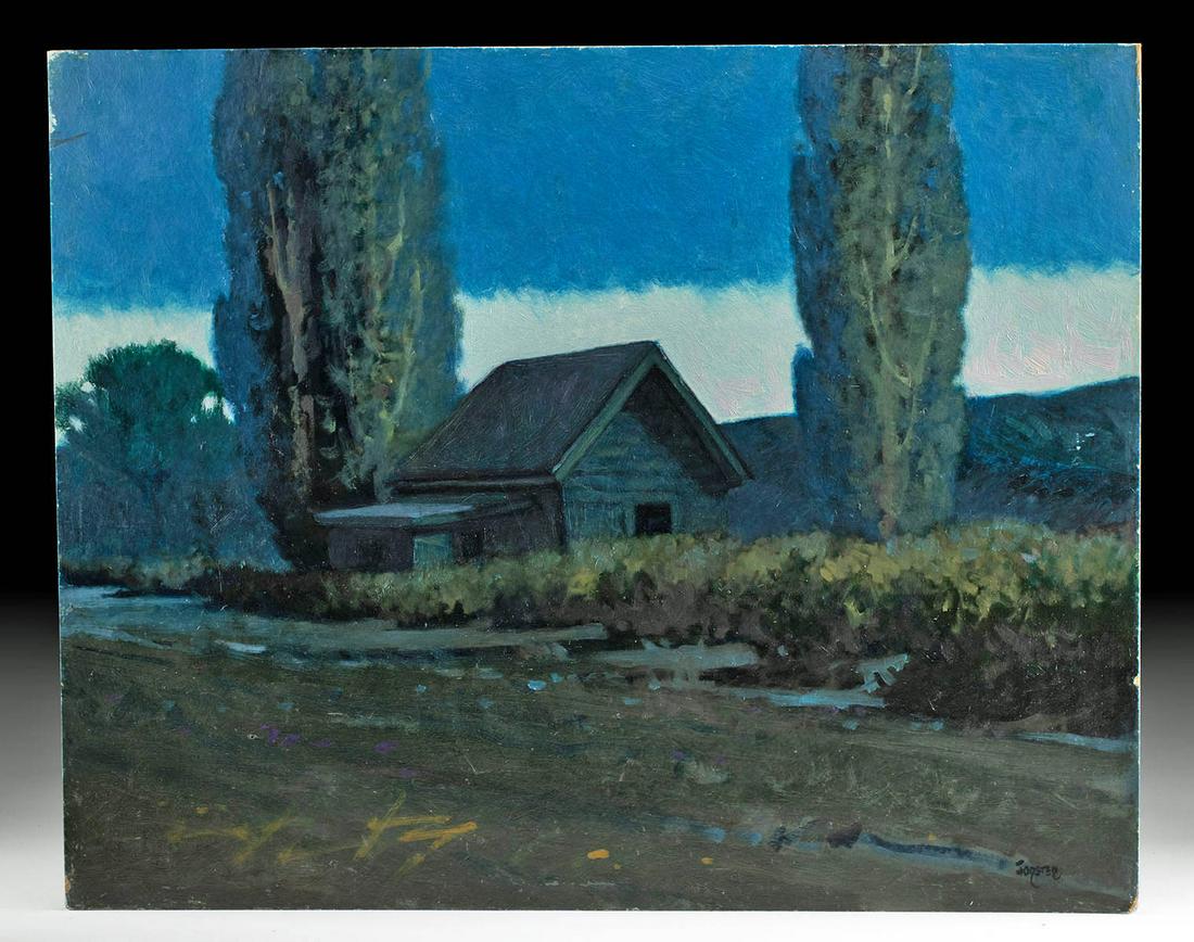 Paul Forster Painting - "Farm House, Idaho" (1 of 2)