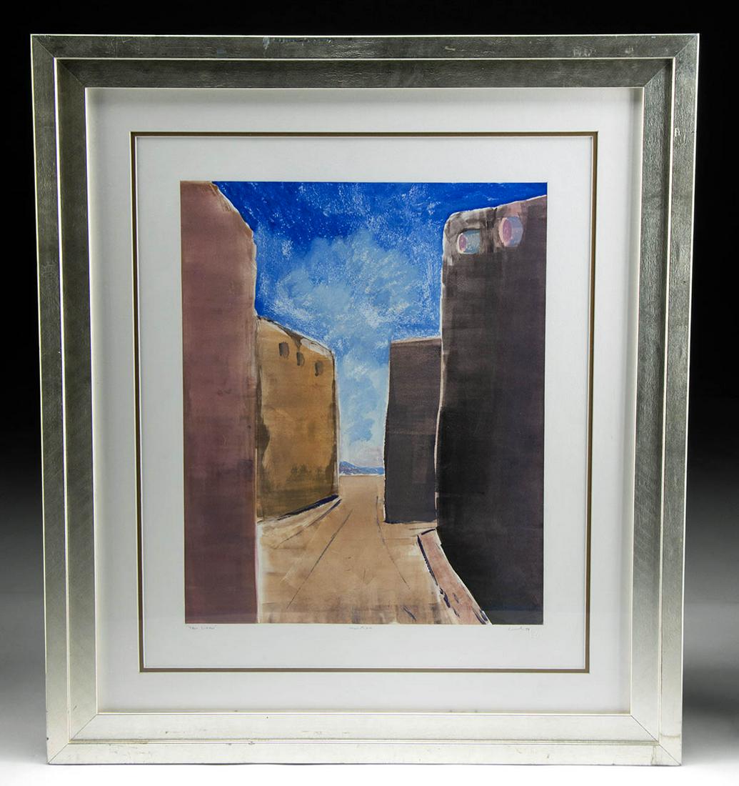 Carlos Carulo Monotype - Taos Pueblo (1994) (1 of 5)