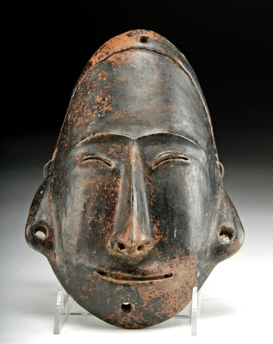 Colima Brownware Face Mask w/ Grin (1 of 4)