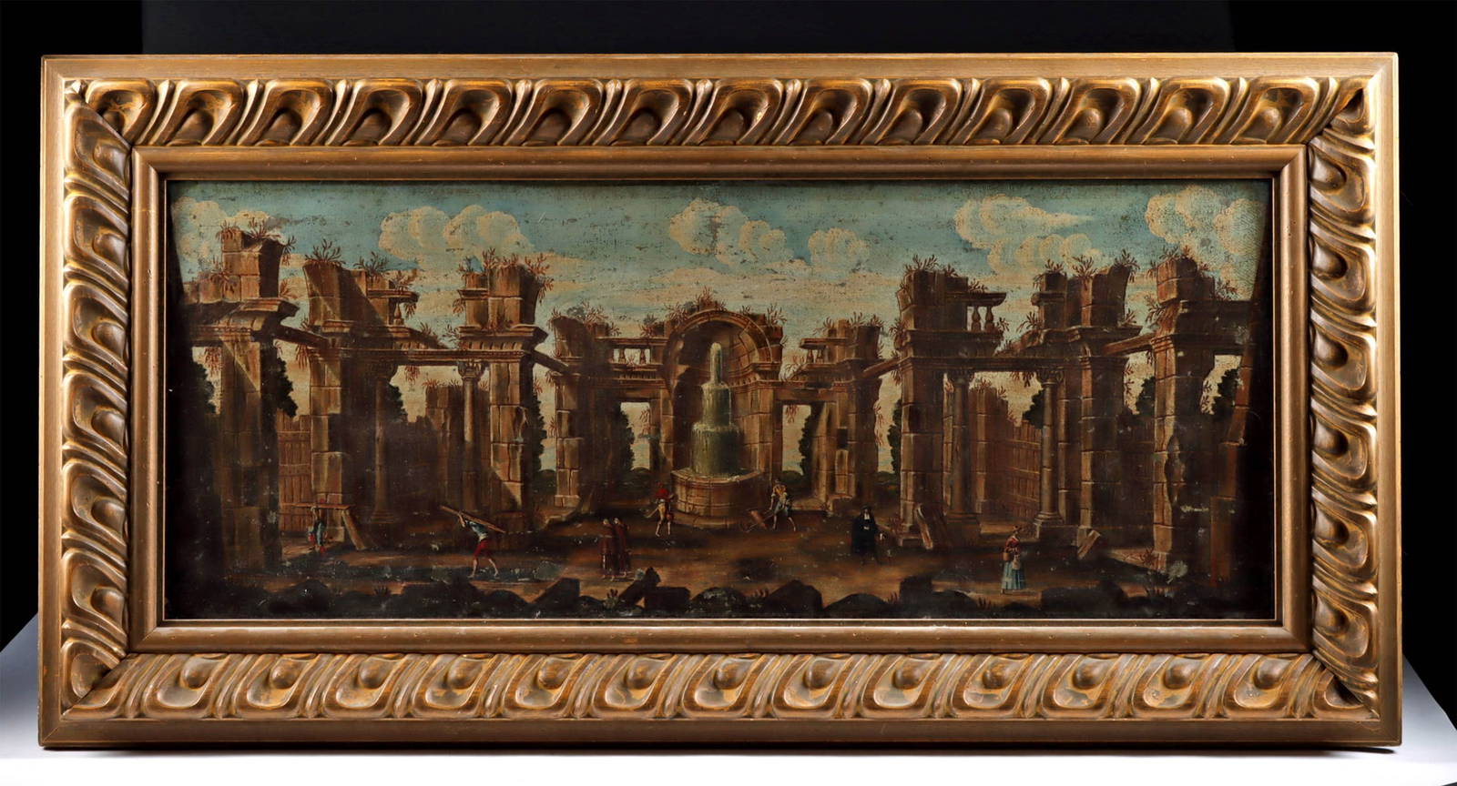 18th C. Italian Capriccio Painting Auction