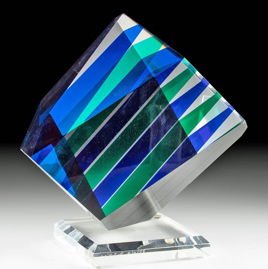 Unique Will Grant Acrylic Sculpture (2008) (1 of 4)