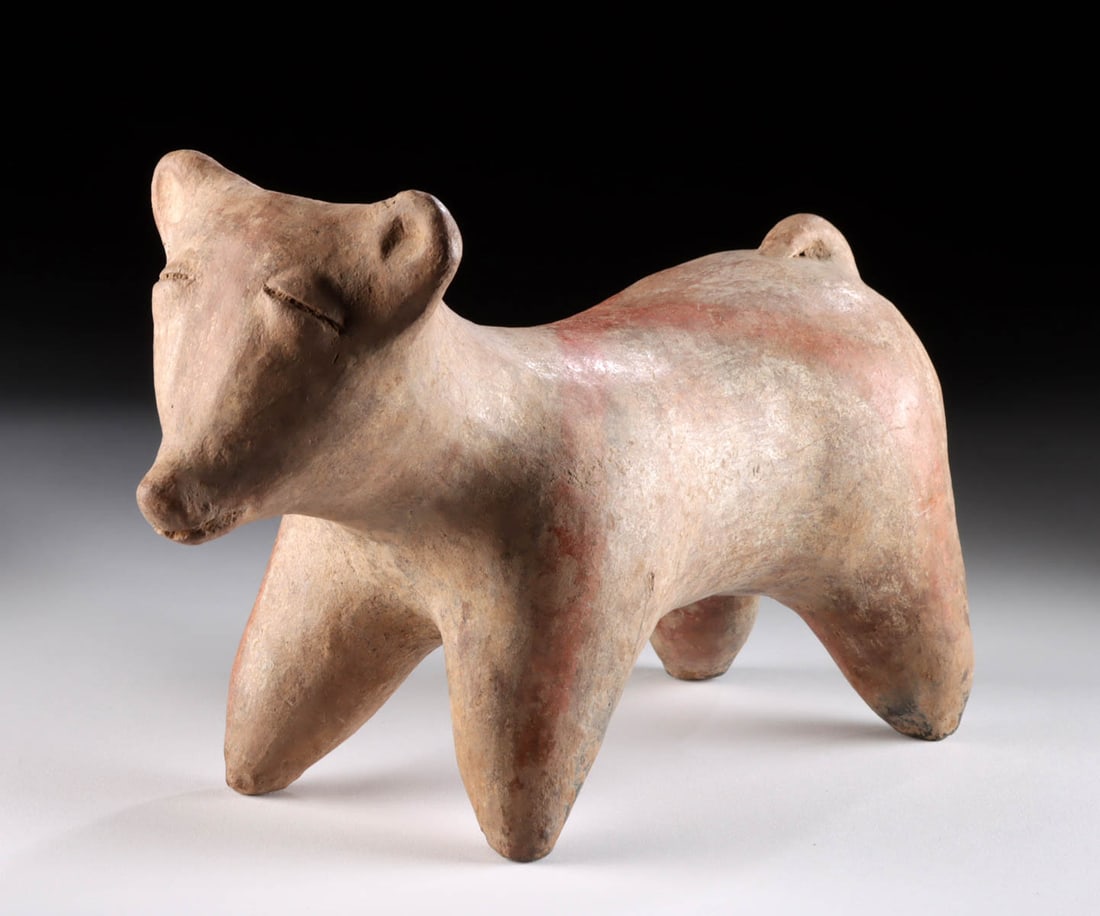 Nayarit Chinesco Pottery Standing Dog Effigy (1 of 3)