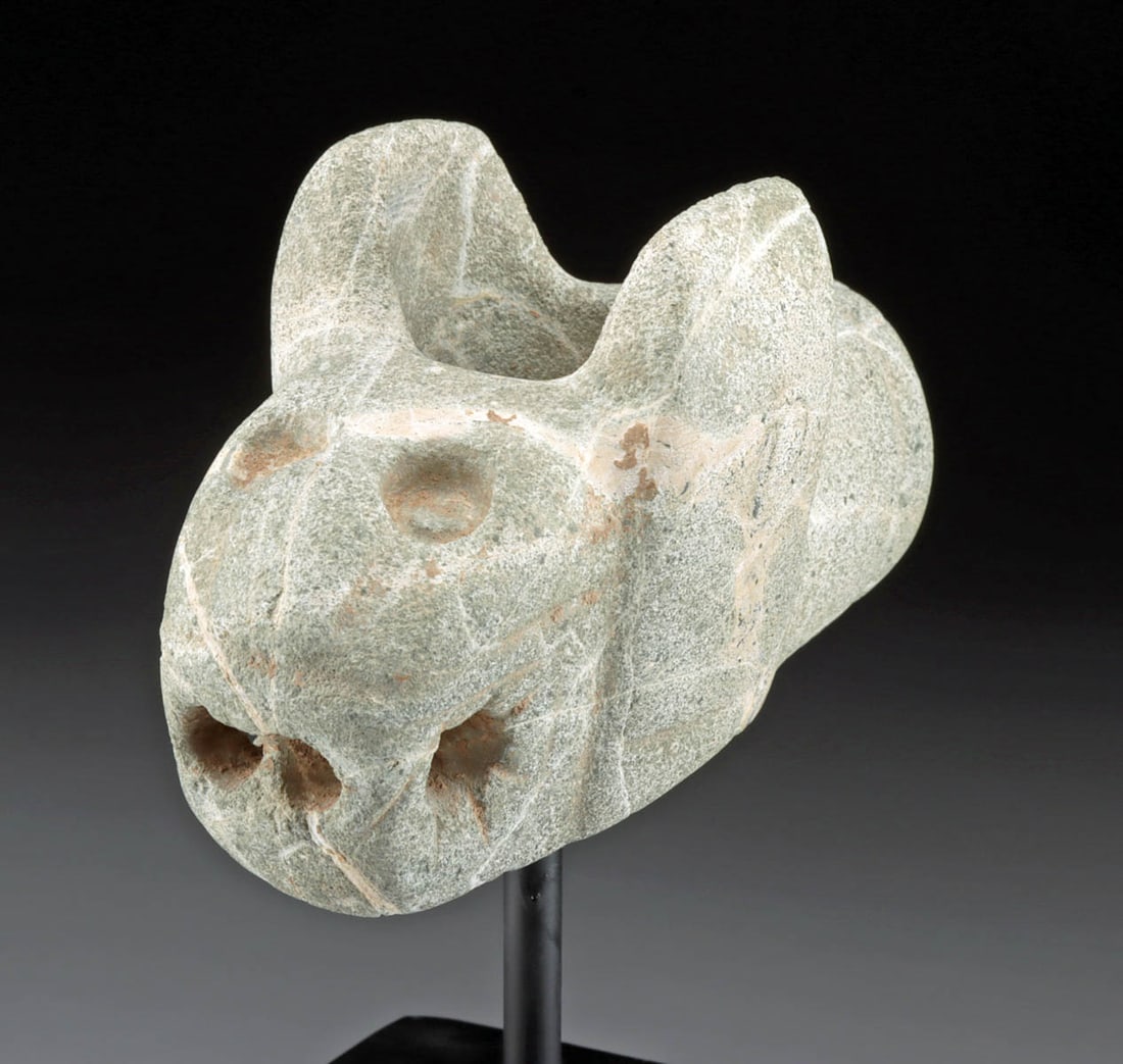 Costa Rican Greenstone Mace Head - Zoomorphic Form (1 of 3)