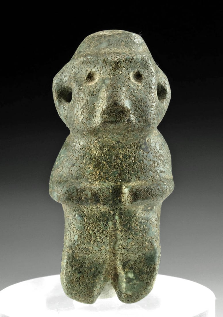 Mezcala Greenstone Standing Figure / Axe God (1 of 3)