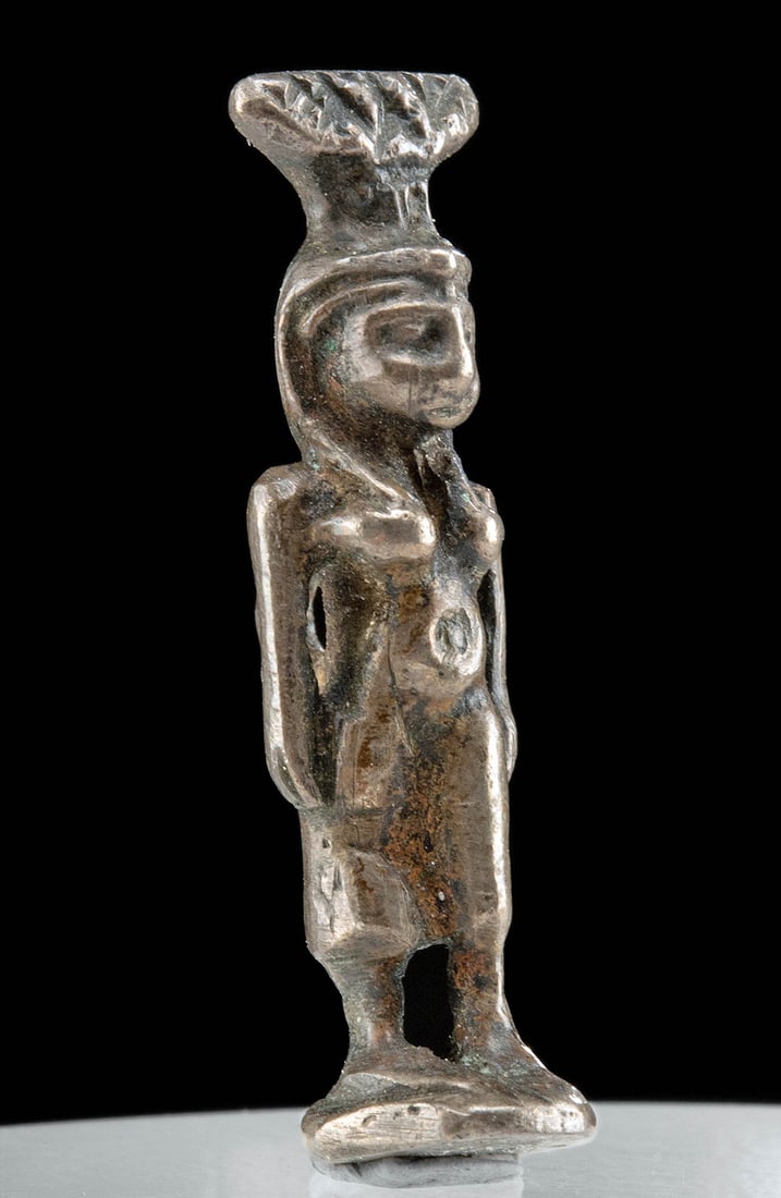 Published Egyptian Silver Amulet of Nephthys (1 of 4)